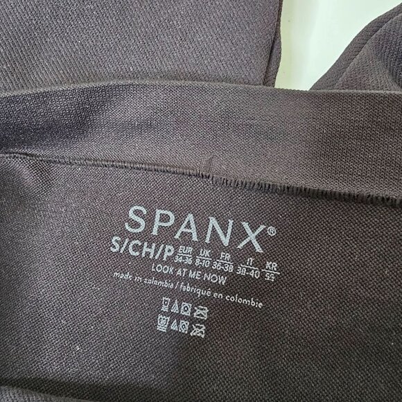 Spanx Size Small Black EcoCare High Waisted Seamless Leggings 20346 - Picture 9 of 11